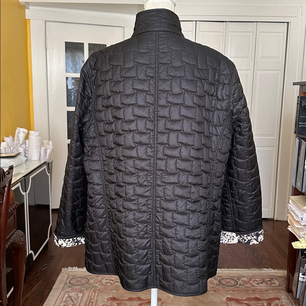 Basler Double Sided Reversible Black Quilted Wome… - image 8